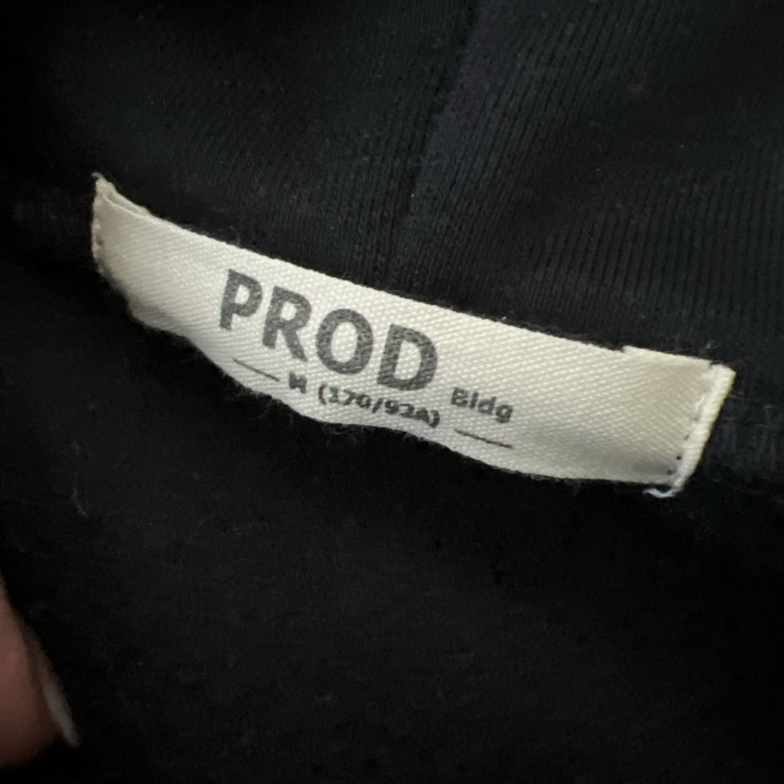 Prod Bldg Benjamin Franklins Hoodie Black Fleece Pullover Mens Medium — image 3 of 8